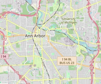 Area schools map